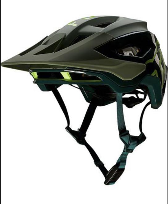 fox speedframe helmet pine