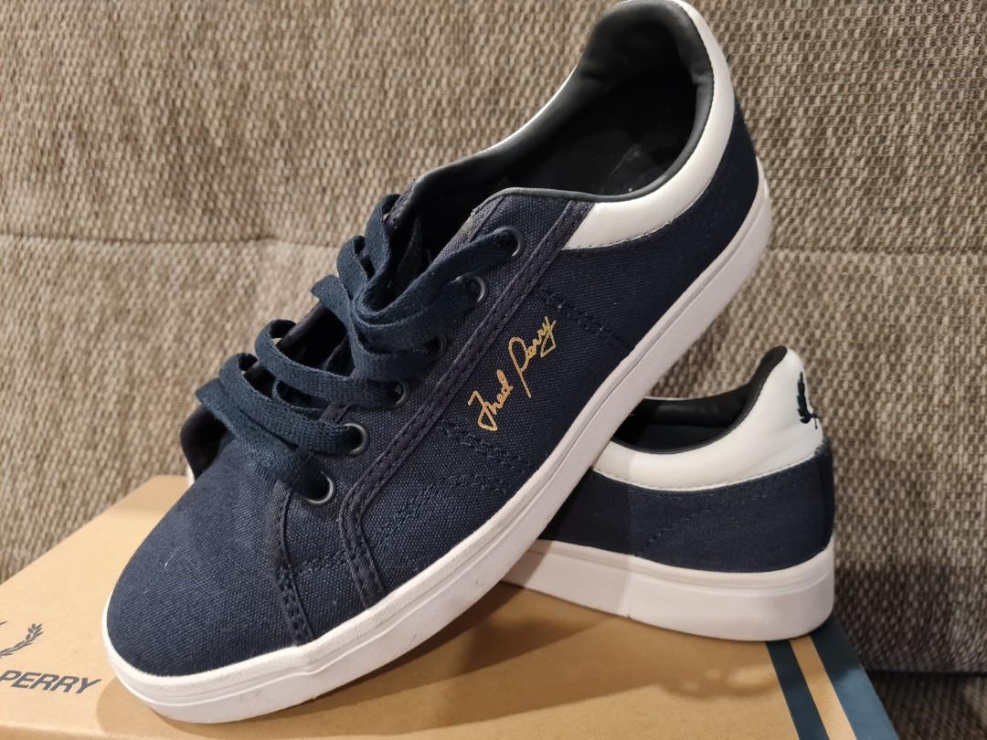 Fred perry clearance blue shoes