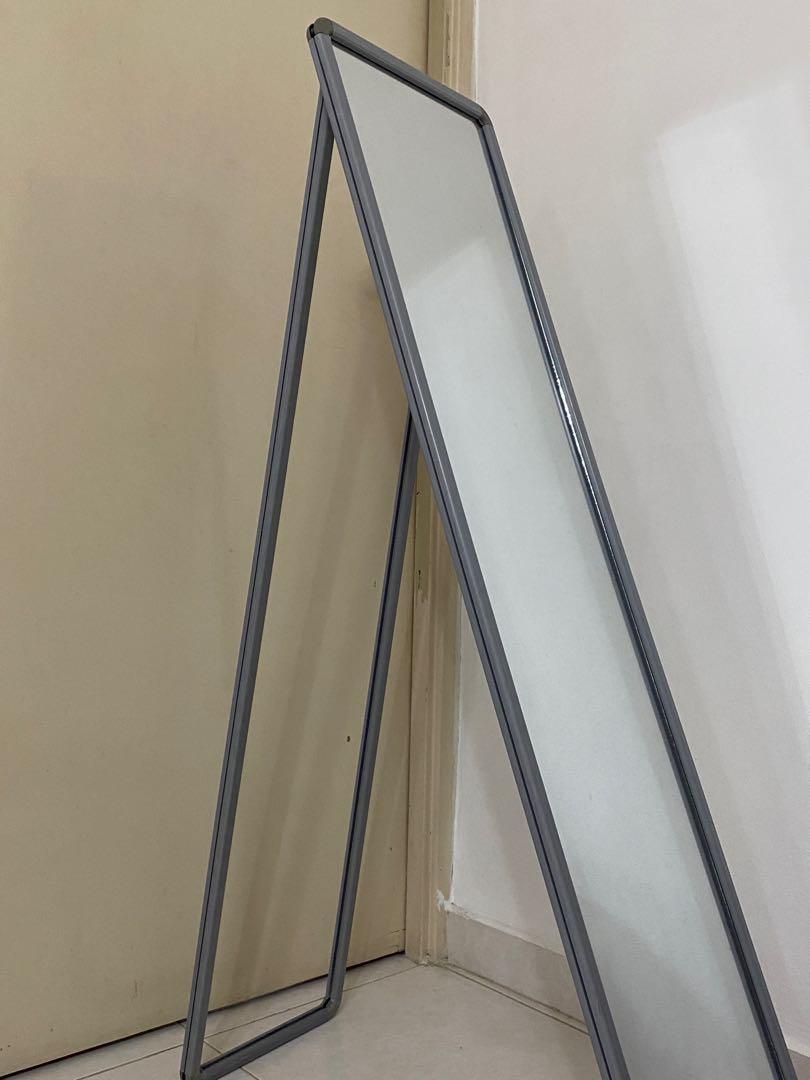 full length mirror grey, Furniture & Home Living, Home Decor, Mirrors on Carousell