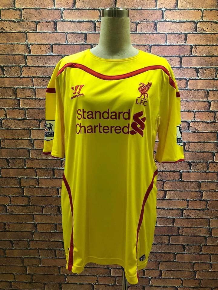 2014/15 WARRIOR LIVERPOOL FC STEVEN GERRARD AWAY JERSEY WSTM404