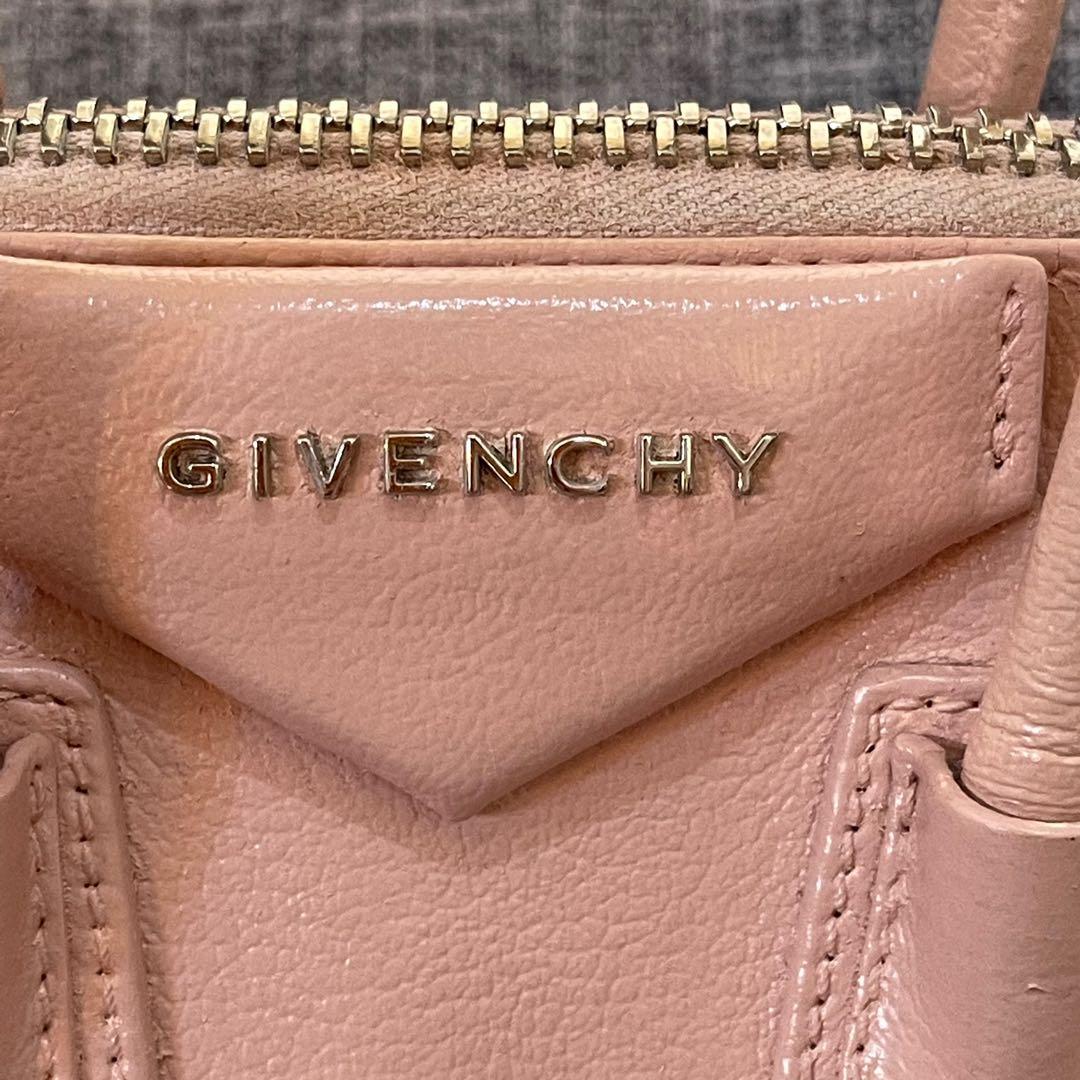 Givenchy Antigona Mini (Category: Luxury Bags & Wallets) located in Manila. Submitted by decluttering_account (Listing ID 1071808593, Image 3). Description: Guaranteed authentic Recolored - color is a beautiful nude pink Inclusion: Certificate of authenticity from Authenticate4u .