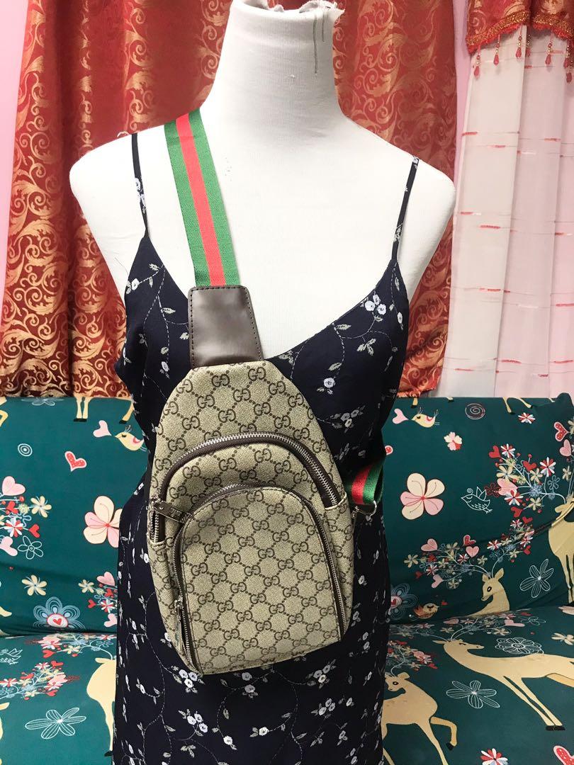 Gucci mens chest bag, Men's Fashion, Bags, Sling Bags on Carousell