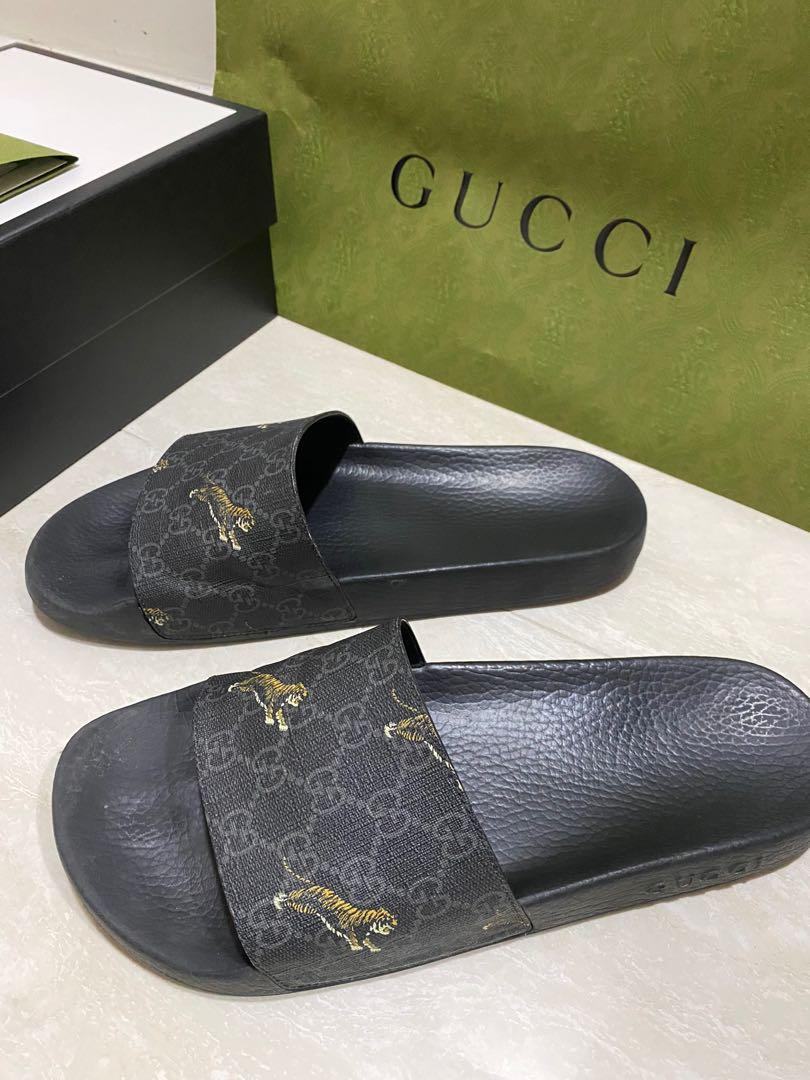 Mens gucci sales slides tiger