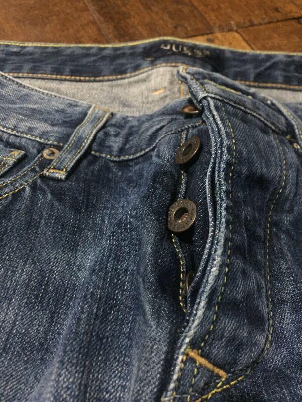 GUESS falcon button fly slim boot Men s Fashion Bottoms Jeans