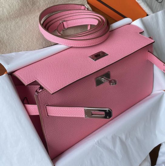 Hermès Kelly Long Wallet Clutch Fuchsia Bag