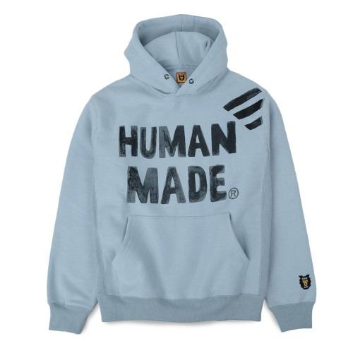 Human made pizza hoodie blue Clearance