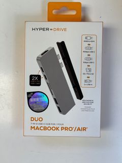 [全新行貨現貨] Hyperdrive DUO 7 in 2 USB-C Hub For Macbook pro/Air