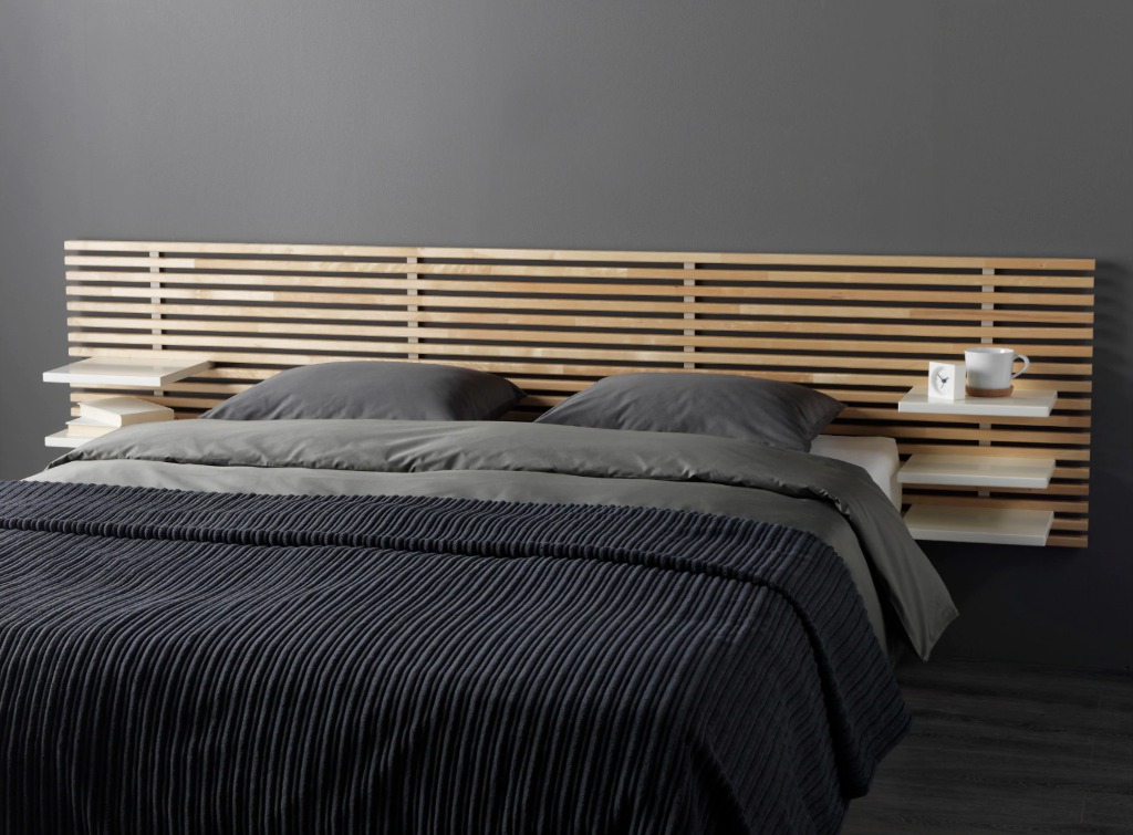 ikea mandal headboard shelf furniture home living furniture shelves cabinets racks on carousell