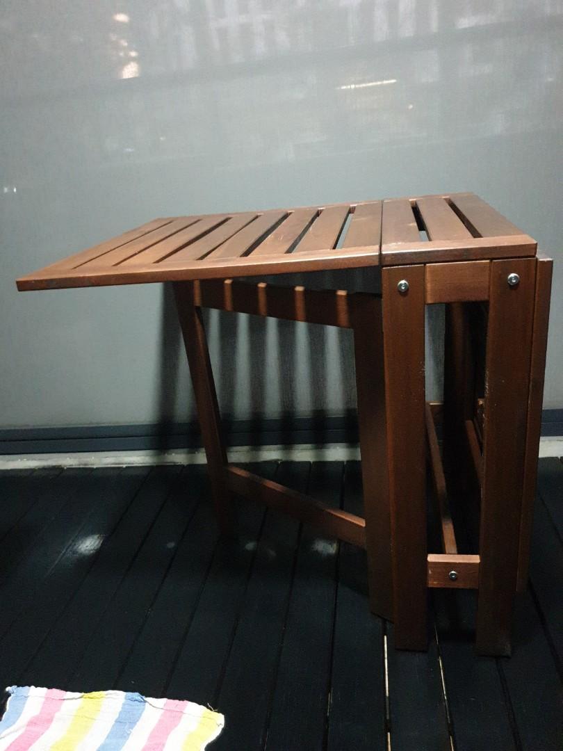 Ikea Outdoor Foldable Table and 6 Chairs Set, Furniture & Home Living, Furniture, Tables & Sets