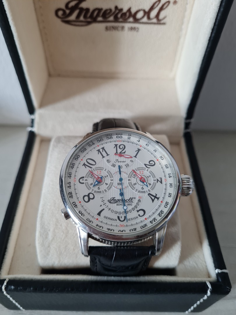 Ingersoll Limited Edition Men’s Dual Time & Leather In3605 MH Automatic