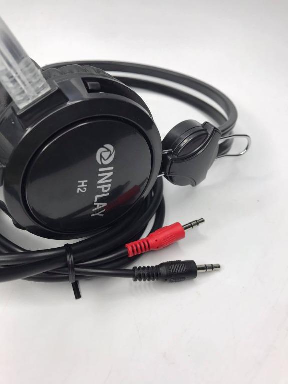 INPLAY Headset H2 , with Microphone, 1.5 meter cable long (Category: Microphones) located in Quezon City. Submitted by besteinpc (Listing ID 1071731395, Image 3). Description: INPLAY Headset H2 , with Microphone, 1.5 meter cable long 👉100% high quality 👉 Headset with Mic 👉Length: 1.5 meter cable long 👉Type: over the ear Headset with Microphone 👉Frequency Response: 18-20Khz 👉Sensitivity: 100db 👉Impedance: 32 ohms 👉Connectivity: 2x 3.5mm ja