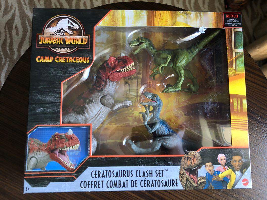 Jurassic world camp best sale cretaceous ceratosaurus clash set