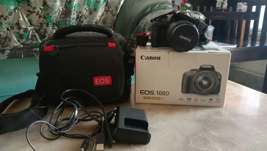 kamera dslr canon 100d second