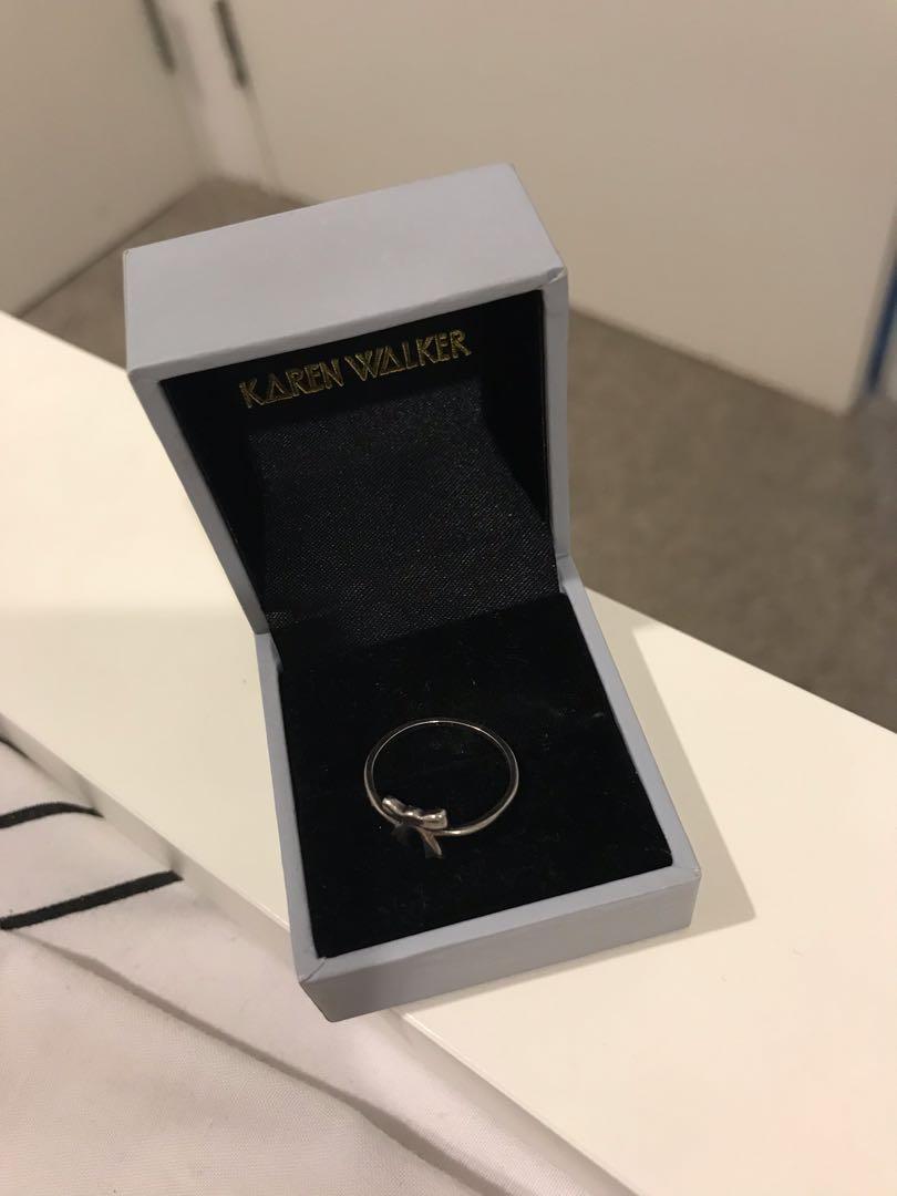 Karen walker discount bow ring