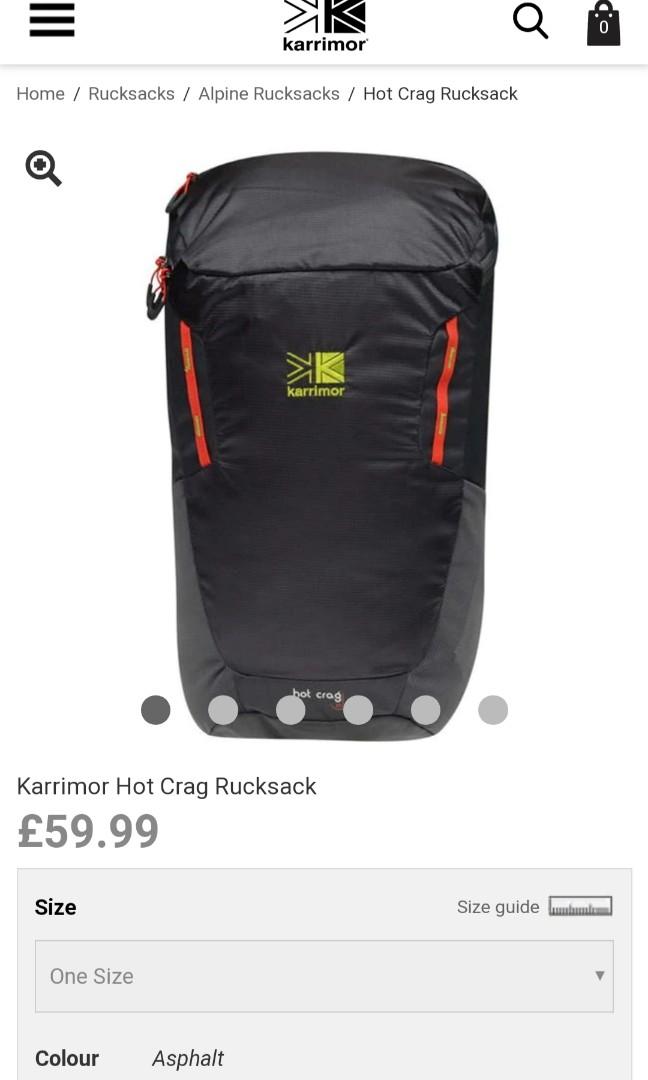Hot crag rucksack hot sale