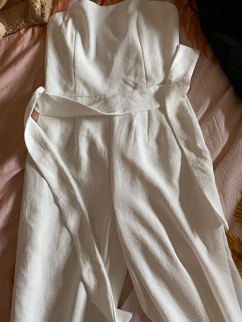 Kookai Oyster Jumpsuit White Women s Fashion Clothes on Carousell