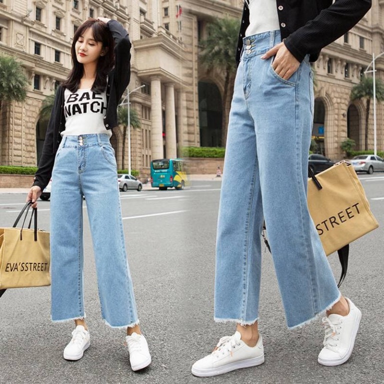 Highwaist Korean Wide leg pant