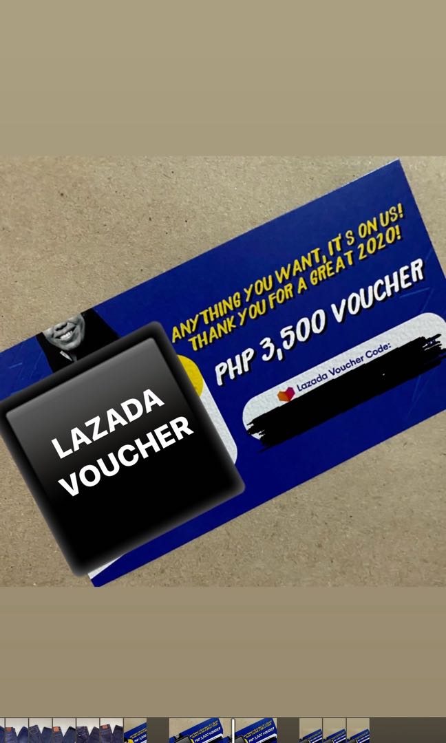 Lazada Voucher worth 3,500 Php!, Tickets & Vouchers, Vouchers on Carousell