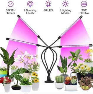 LED Grow Light for Plants with 4 heads