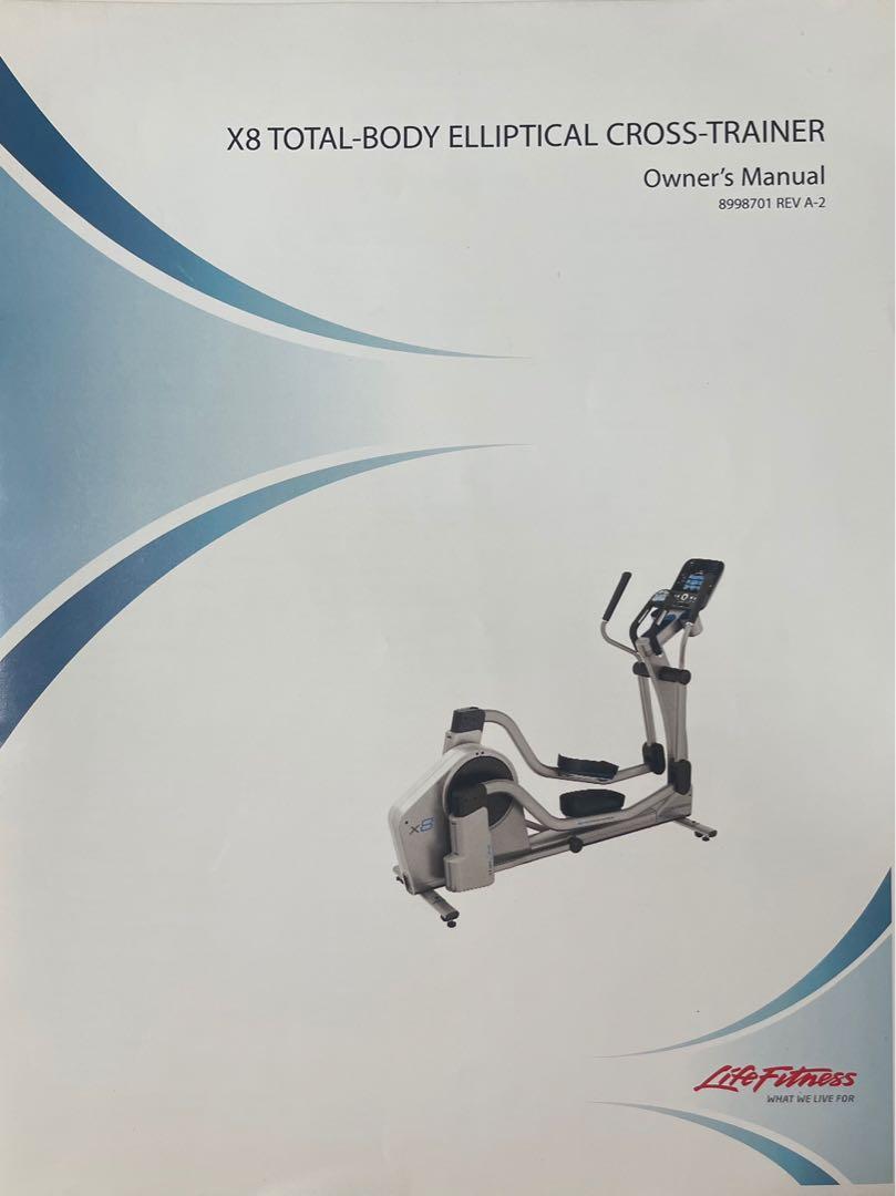 Life Fitness X8 TotalBody Elliptical CrossTrainer, Sports Equipment
