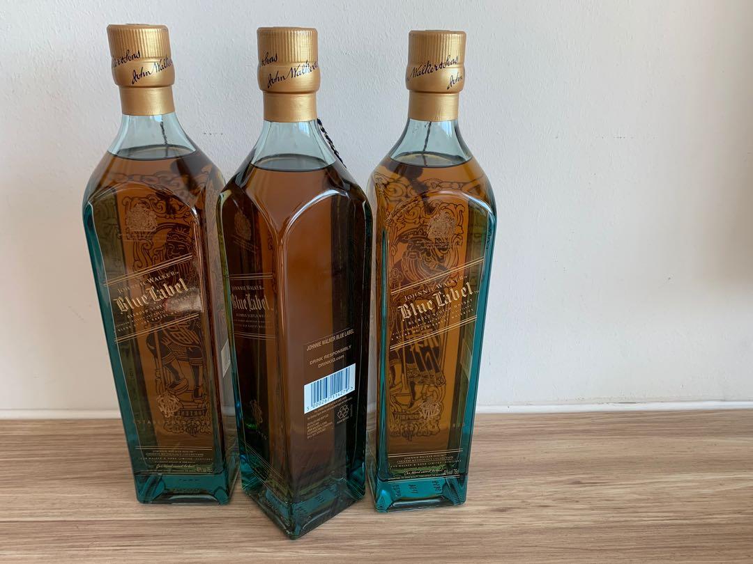 Limited Edition. Johnnie Walker Blue Label 75CL Fu Lu Shou ...