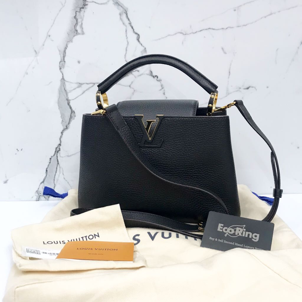 Replica Louis Vuitton Capucines PM Bag Taurillon Leather M43935