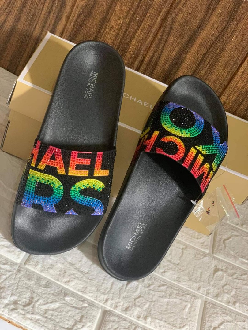 Michael Kors Rainbow Slides 2024 ozogama.lt