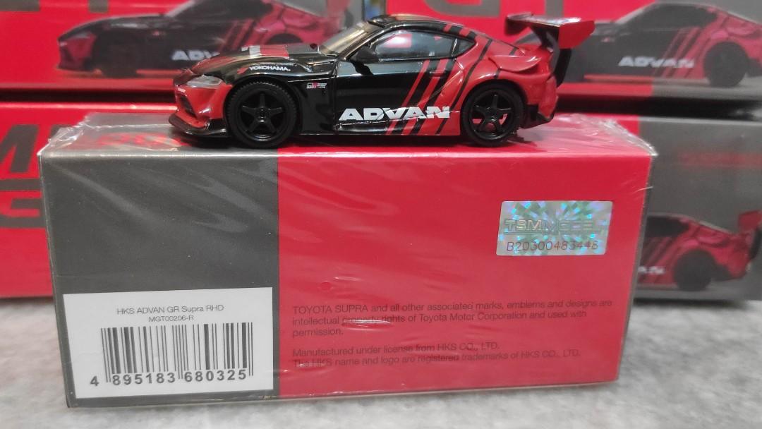 Mini GT 206 HKS Advan GR Supra