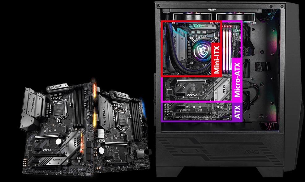 MSI MAG FORGE 100R ATX Gaming Casing, Computers & Tech, Parts ...