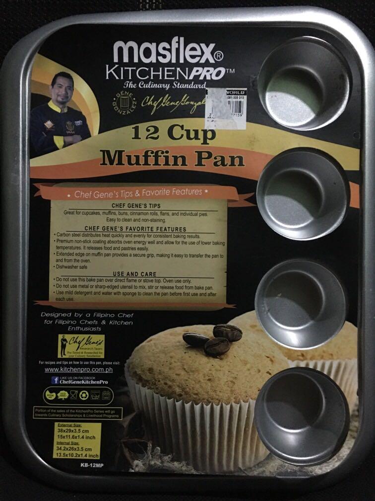 Muffin pan carbon steel (Category: Bakeware) located in Antipolo. Submitted by seylecious (Listing ID 1071837915, Image 1). Description: Muffin pan carbon steel material very thick and will last for long time Makes 12 muffins New unused item Decluttering sale.