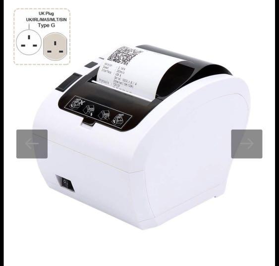 80mm Receipt Printer Direct Thermal Printer with USB Serial Ethernet Android Windows PC MUNBYN Bluetooth 4.0 POS Printer P047