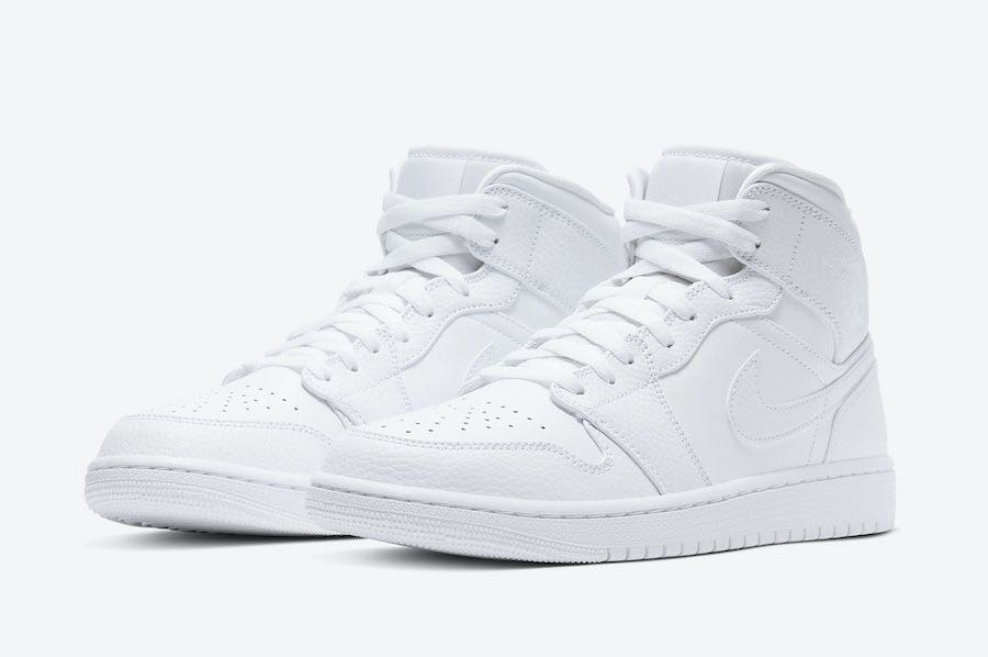 NIKE Air Jordans Mid Triple White Men s Fashion Footwear
