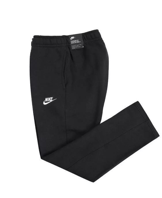 Mens black nike joggers top