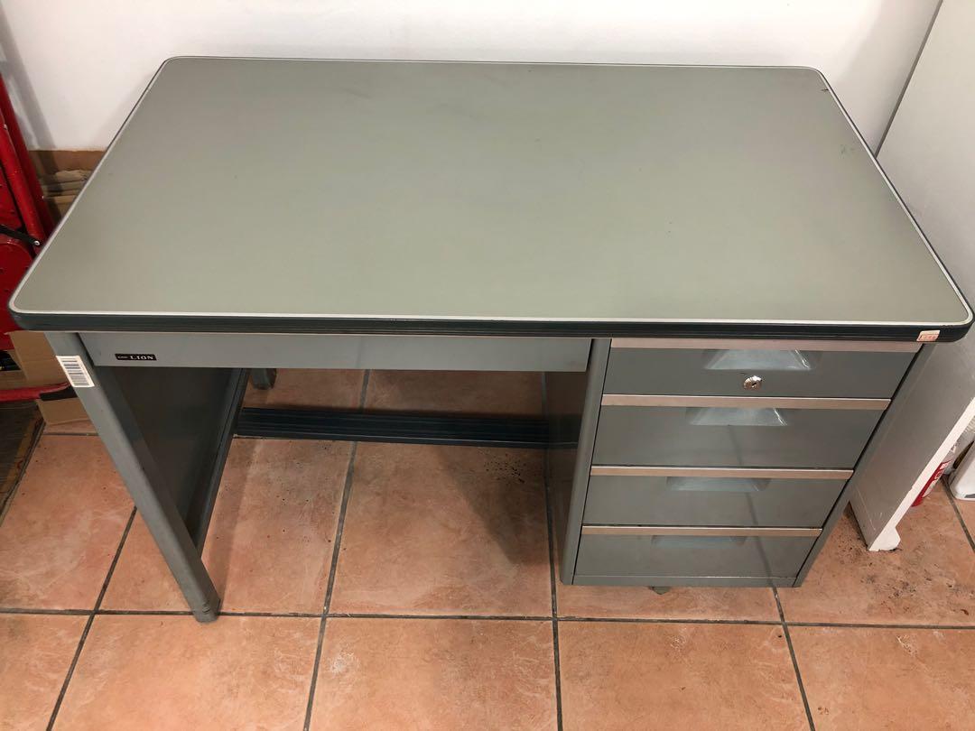 Office Table (Japan Surplus) Metal, Furniture & Home Living, Office
