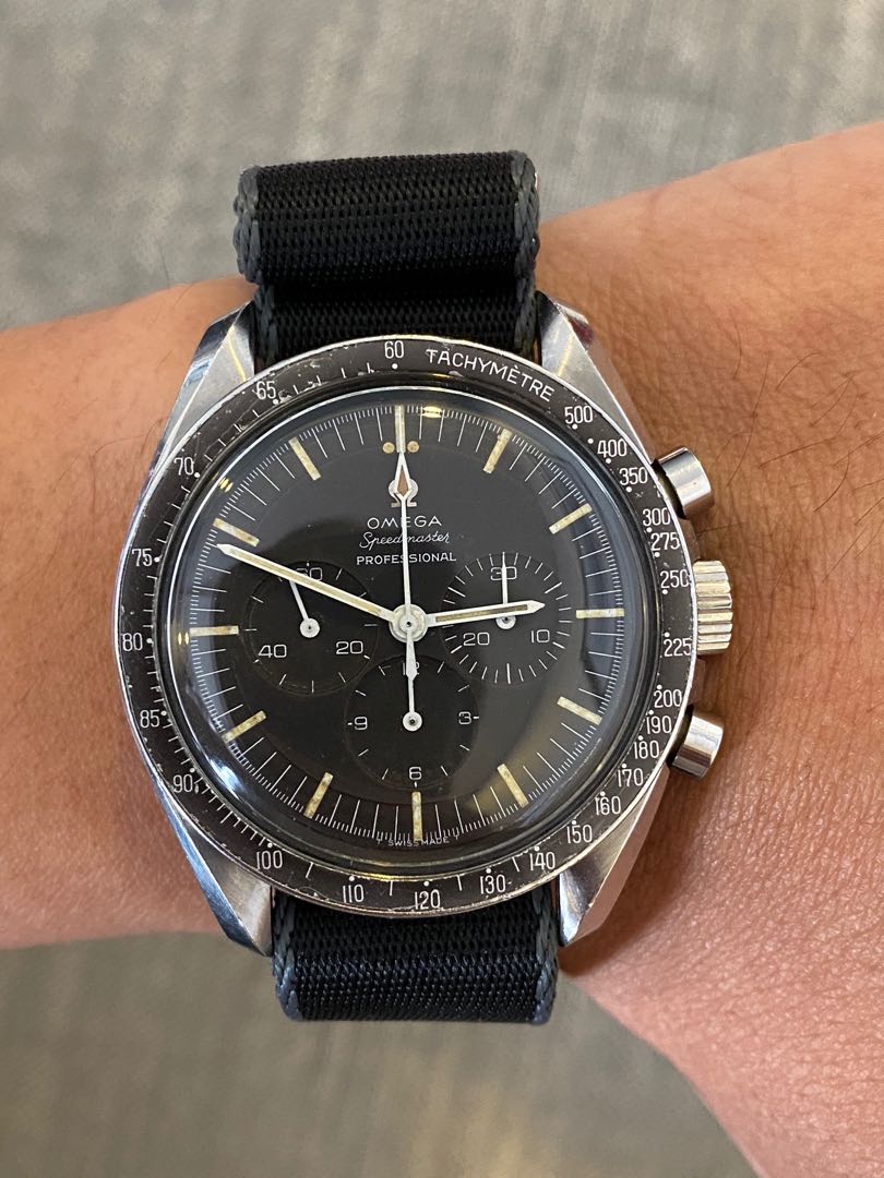 Omega black shop nato strap