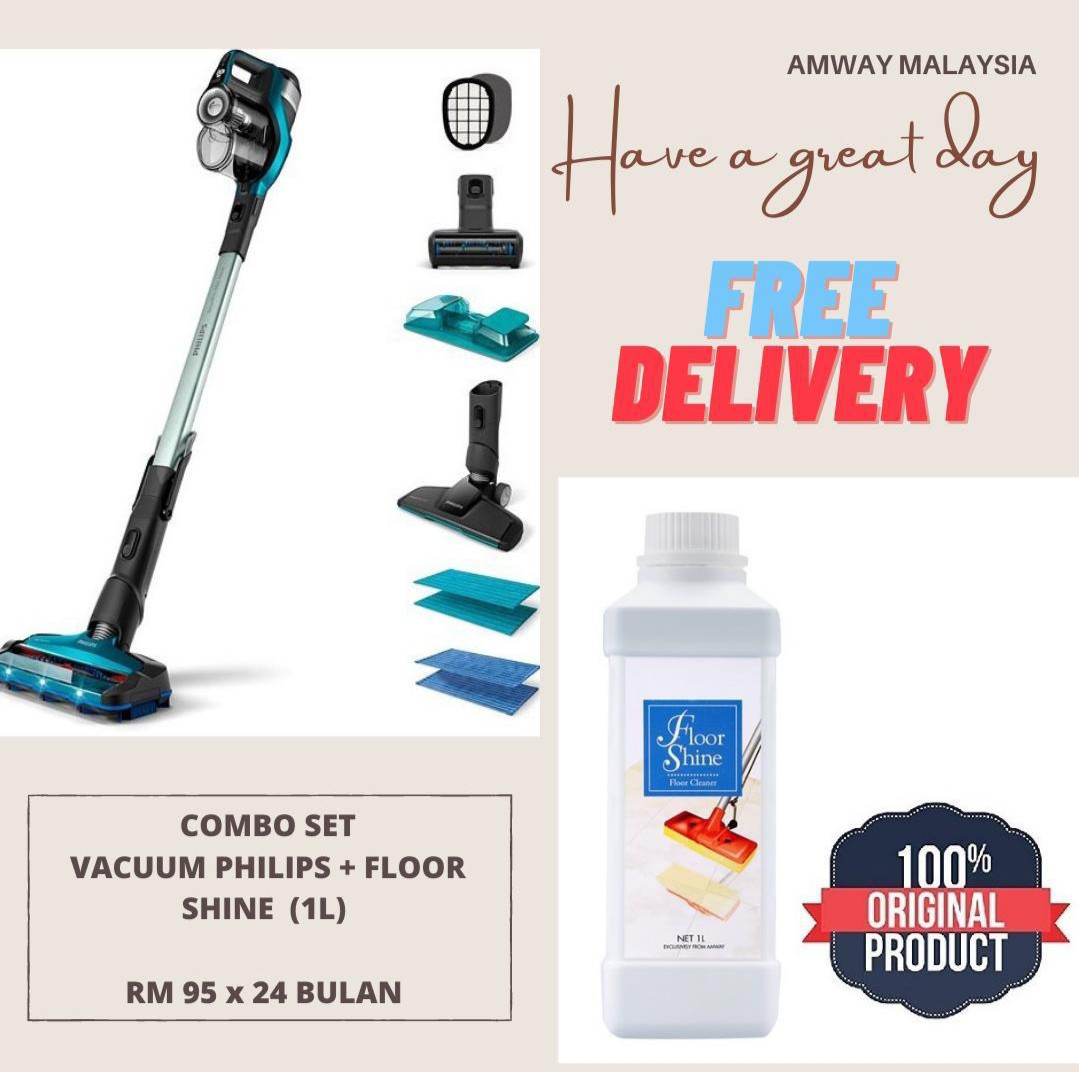 Philips SpeedPro Max Aqua Cordless Stick Vacuum Cleaner FC6901, Health