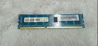 Preowned 2GB DDR3 10600MHz Desktop Ram