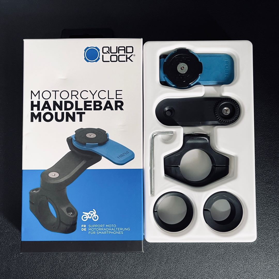 Quad lock handlebar hot sale mount for motorcycle