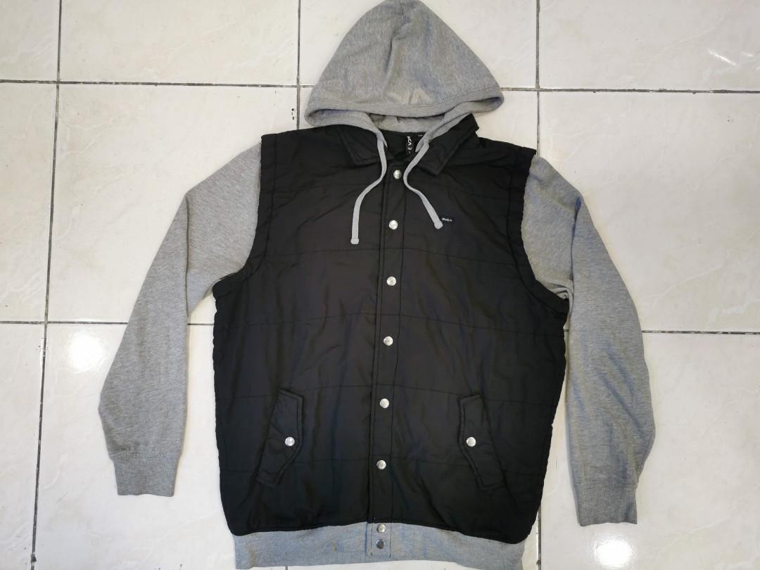 RVCA Puffer Vest Hoodie