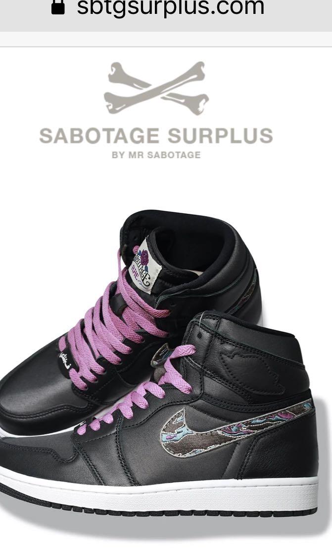Sabotage Rose Fury AJ1, Men's Fashion, Footwear, Sneakers on Carousell
