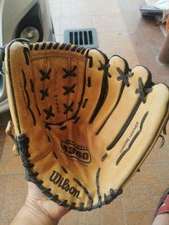 Softball and baseball glove
