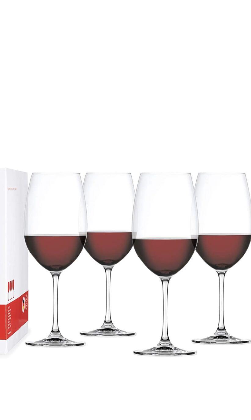 spiegelau wine glasses bordeaux glass set of 4 festival furniture home living kitchenware tableware other kitchenware tableware on carousell