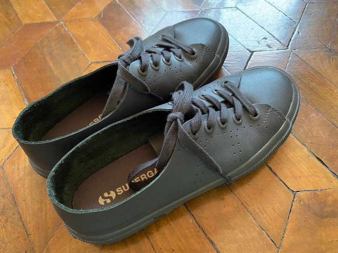 Superga raw cut leather hotsell