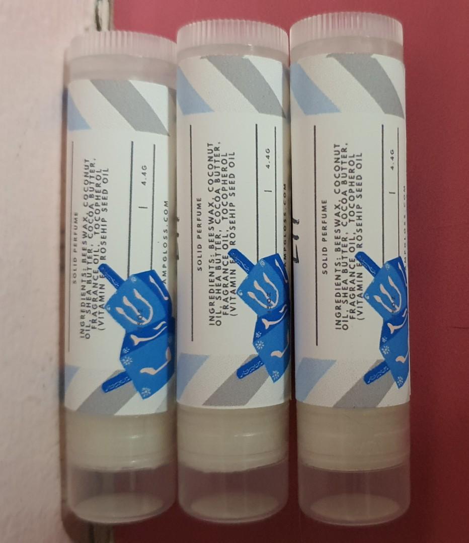 Swamp Gloss - LETS GET LIT solid perfume (Category: Fragrance & Deodorants) located in Manila. Submitted by destash2restash3 (Listing ID 1071858021, Image 3). Description: 4.4grams each all 3 are brand new, never used bought November 2020 These were meant to be a gift for my sister and cousins but these arrived late - just this month 😆 (internationally shipped from US) All photos are actual ones I took. This was a limited edition mystery solid p