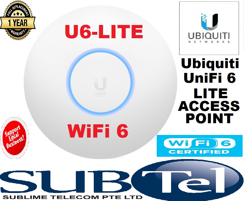 Ubiquiti U6-Lite UniFi 6 Lite WiFi 6 Access Point (Original Packing ...