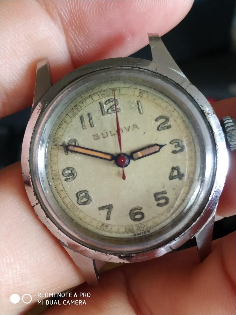 Vintage Bulova military watch Men s Fashion Watches