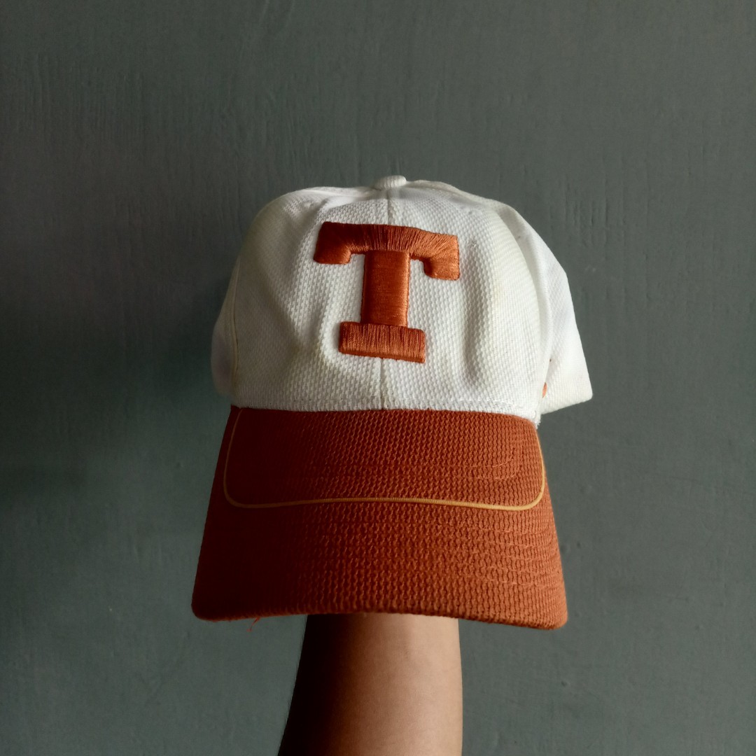 Vtg Nike Cap Texas Longhorns, Fesyen 