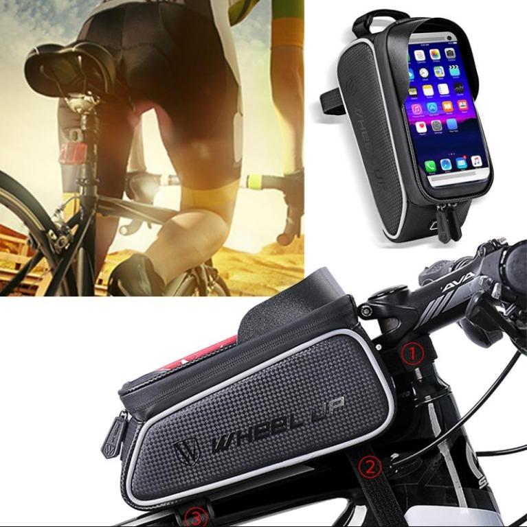 best bike frame bag phone