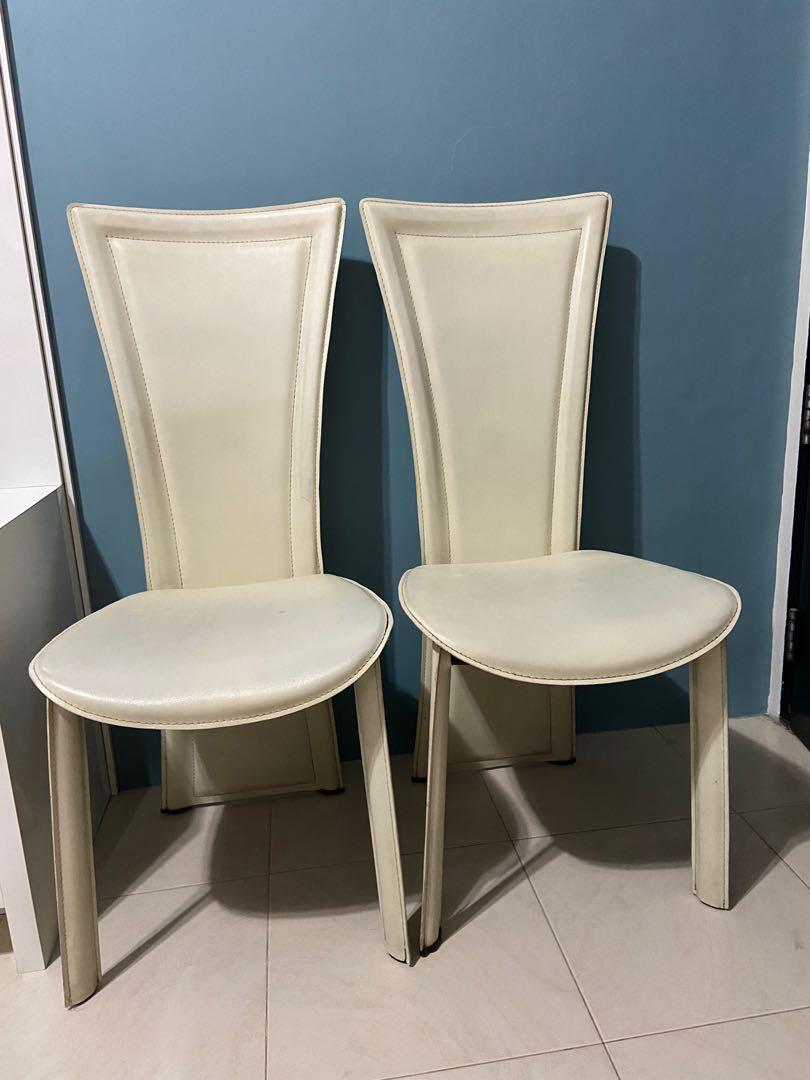dining chairs white