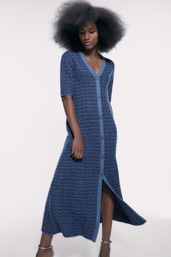 Zara knit dress, Women's Fashion, Tops 